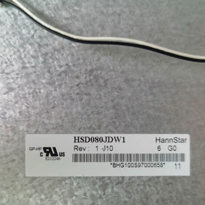 HSD080JDW1-J10 Layar Panel LCD Industri 8,0 inci 800 * 480 Layar LCD